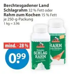 V Markt Berchtesgadener Land Schlagrahm Angebot