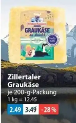 V Markt Zillertaler Graukäse Angebot
