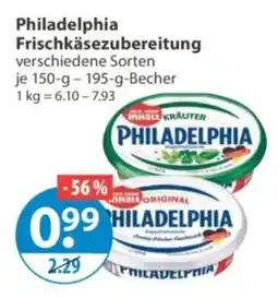 V Markt Philadelphia Frischkäse Zubereitung Angebot