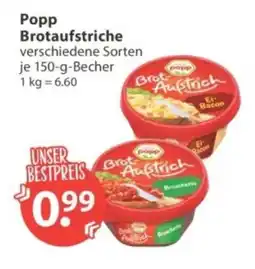 V Markt Popp Brotaufstriche Angebot