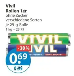 V Markt Vivil Rollen 1er ohne Zucker Angebot