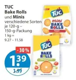 V Markt TUC Bake Rolls und Minis Angebot