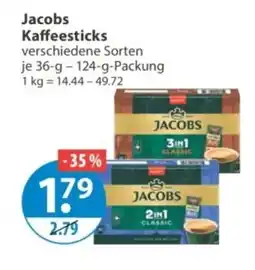 V Markt Jacobs Kaffeesticks Angebot