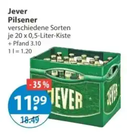 V Markt Jever Pilsener Angebot