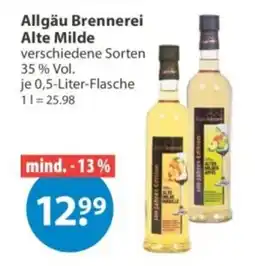 V Markt Allgäu Brennerei Alte Milde Angebot