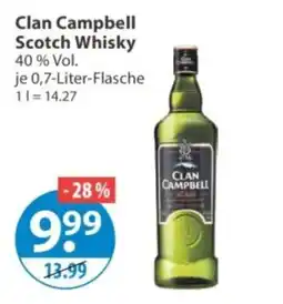 V Markt Clan Campbell Scotch Whisky Angebot