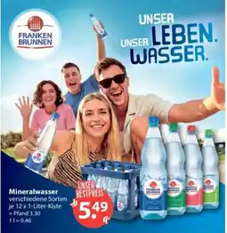 V Markt Mineralwasser Franken Brunnen Angebot