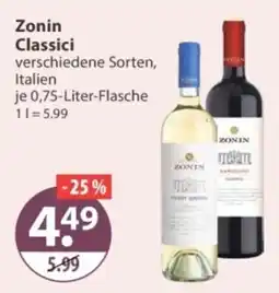 V Markt Zonin Classici Angebot