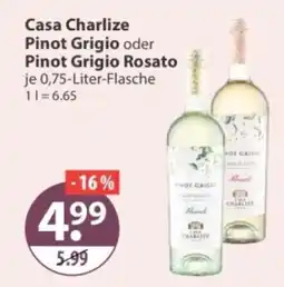 V Markt Casa Charlize Pinot Grigio oder Pinot Grigio Rosato Angebot