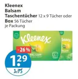 V Markt Kleenex Balsam Taschentücher Angebot