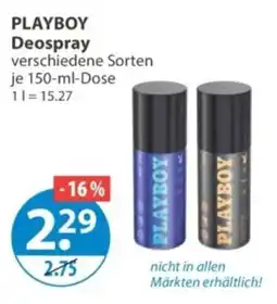V Markt PLAYBOY Deospray Angebot