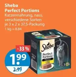 V Markt Sheba Perfect Portions Katzennahrung, nass Angebot