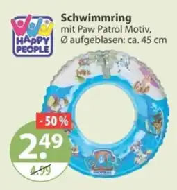 V Markt Schwimmring mit Paw Patrol Motiv Angebot