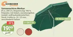 V Markt Sonnenschirm Merkur Angebot