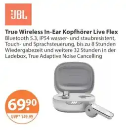 V Markt JBL True Wireless In-Ear Kopfhörer Live Flex Angebot