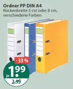 V Markt Ordner PP DIN A4 Angebot