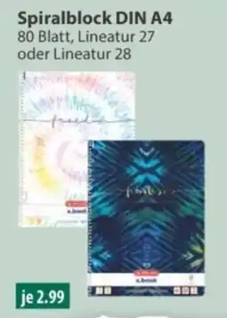 V Markt Spiralblock DIN A4 Angebot
