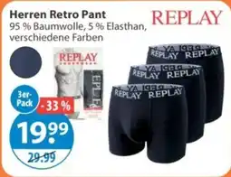 V Markt Herren Retro Pant REPLAY Angebot