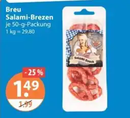 V Markt Breu Salami-Brezen Angebot