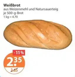 V Markt Weißbrot Angebot
