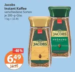 V Markt Jacobs Instant Kaffee Angebot