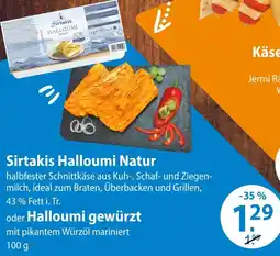 V Markt Sirtakis Halloumi Natur oder Halloumi gewürzt Angebot