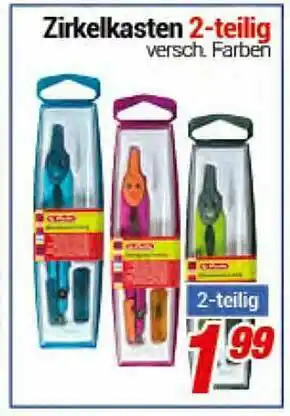 CENTERSHOP Zirkelkasten 2-teilig Angebot