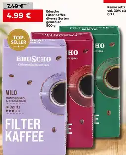 VELTA Free Shop Eduscho Filter Kaffee Angebot