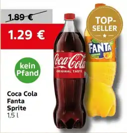 VELTA Free Shop Coca Cola Fanta Sprite Angebot
