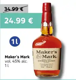 VELTA Free Shop Maker's Mark Bourbon Whisky Angebot