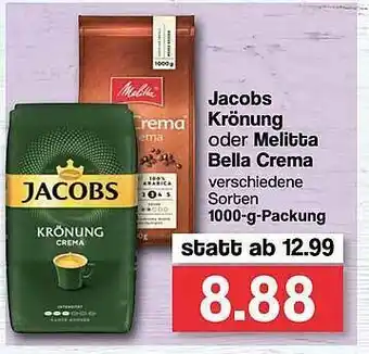 Famila Nord West Jacobs Krönung Oder Melitta Bella Crema Angebot