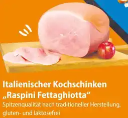 V Markt Italienischer Kochschinken ,,Raspini Fettaghiotta" Angebot