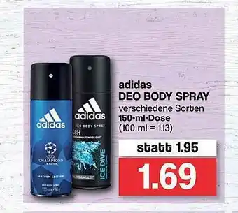 Famila Nord West Adidas Deo Body Spray Angebot