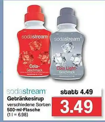 Famila Nord West Sodastream Getränkesirup Angebot