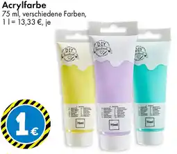 TEDi Acrylfarbe Angebot