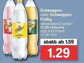 Famila Nord West Schweppes Oder Schweppes Fruity Angebot