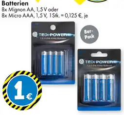 TEDi TEDI POWER Batterien Angebot