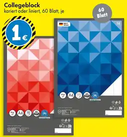 TEDi Collegeblock Angebot