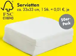 TEDi Servietten Angebot