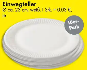 TEDi Einwegteller Angebot