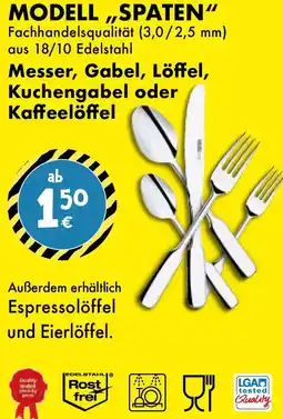 TEDi Messer, Gabel, Löffel, Kuchengabel oder Kaffeelöffel Angebot