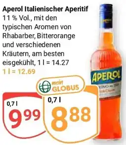 Globus Aperol Italienischer Aperitif Angebot
