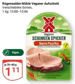 Globus Rügenwalder Mühle Veganer Aufschnitt Angebot