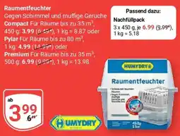 Globus HUMYDRY Raumentfeuchter Compact Angebot