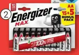 Globus Energizer Batterien 15+5 Mignon AA oder Micro AAA Angebot