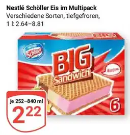 Globus Nestlé Schöller Eis im Multipack Angebot