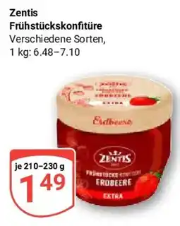 Globus Zentis Frühstückskonfitüre Angebot