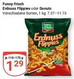 Globus Funny-frisch Erdnuss Flippies oder Donuts Angebot