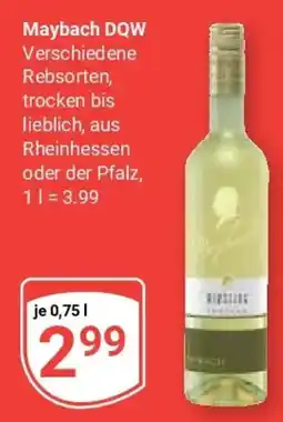 Globus Maybach DQW Angebot