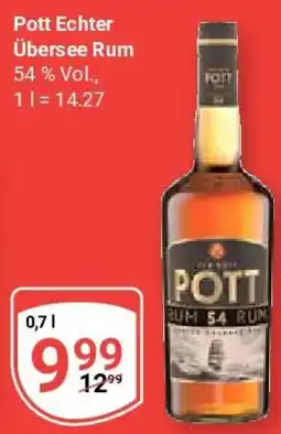 Globus Pott Echter Übersee Rum Angebot